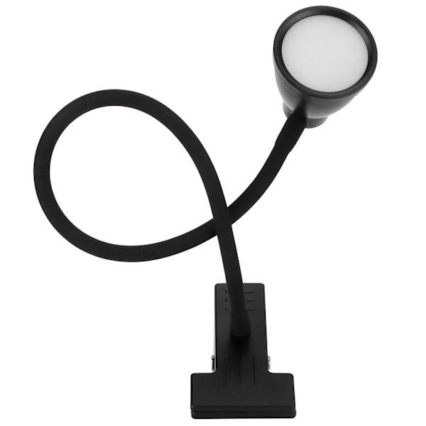 USB-dæmpbar klipslæselampe - Stilfuld og kreativ indendørs belysning i sort