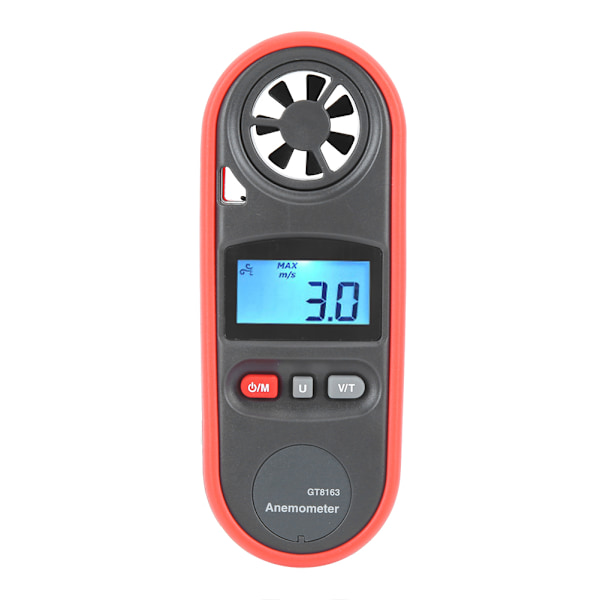 Bærbar Håndholdt Anemometer: Vindhastighets- og Temperaturmåler