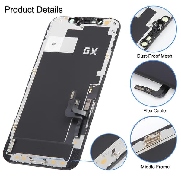 GX Hard OLED-skjerm for iPhone 12 / 12 Pro Not Specified