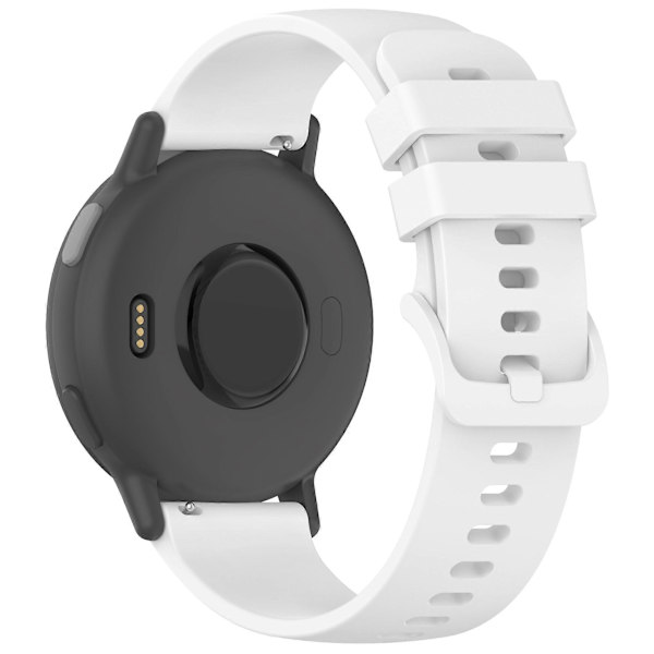 【YD】For Garmin vivoactive 5 Silicone Strap 20mm Quick Release Replacement Band White