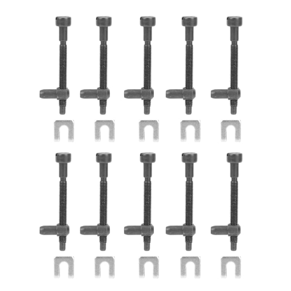 10 kappaleen ketjusahan terän kireyssäätöruuvit, yhteensopivat HUSQVARNA-mallien 288, 281, 272 XP, 268 ja 266 kanssa