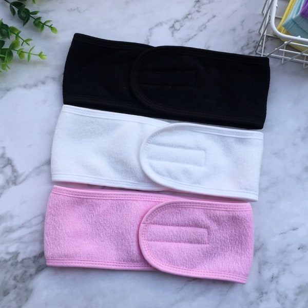 ansikts spa pannband Pink