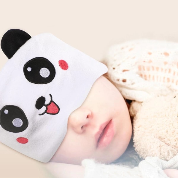 Bluetooth -headset barn tecknad djurdesign sömnögonmask Ash