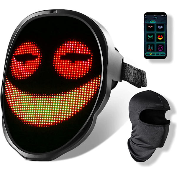 Carnival Neon Led Luminous Festival Light Up Joker Mask