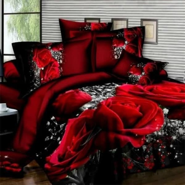 【YD】Duvet Cover - Unspecified - 3D - Microfiber 100% Polyester - 220x240cm - 2 Pillowcases 48x74cm