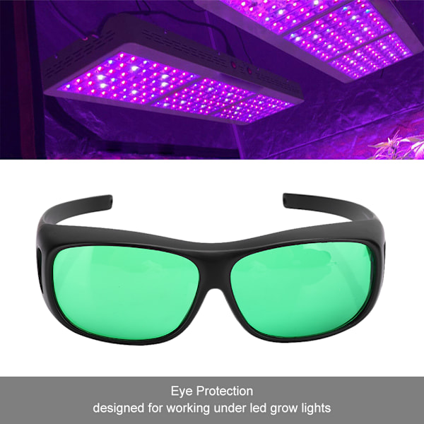 Inomhus LED-odlingsrum Glasögon UV-polariserade för Tält Växthus Hydroponics Växtljus Ögonsäkerhet