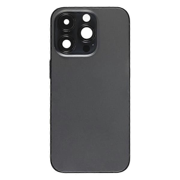 (Ny) For iPhone 14 Pro batteribakdeksel med strøm- + volumflekskabel + trådløs lademodul Black CE EU Version