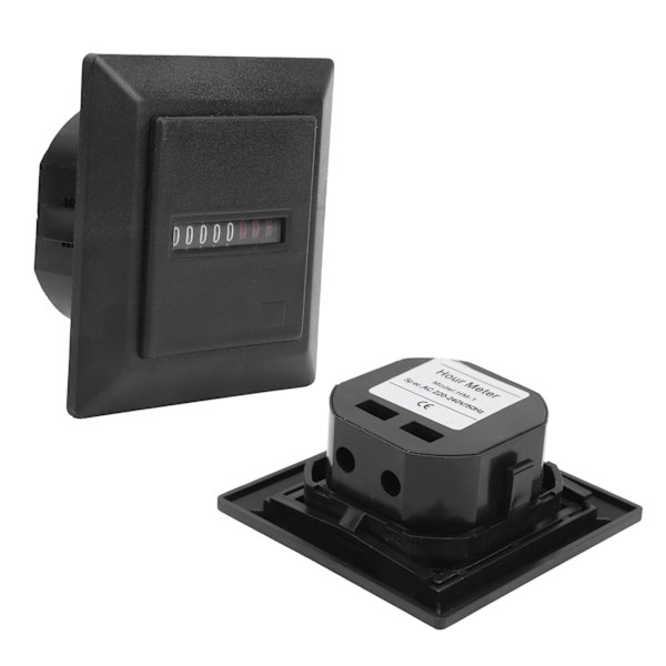 Digital timeteller for ingeniørmaskineri - AC 220-240V, 50Hz timerverktøy