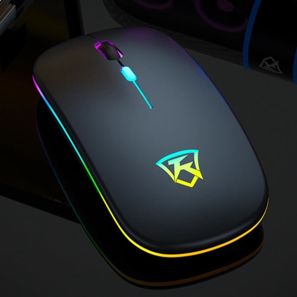 Trådløs lydløs oppladbar mus for bærbar PC