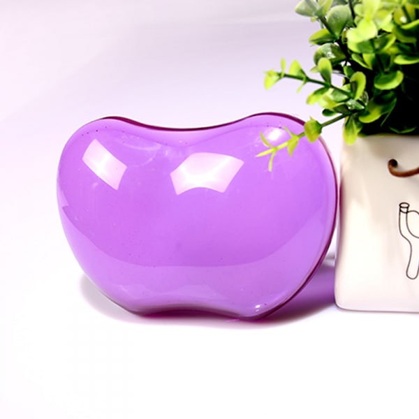 Large Mouse Pad Transparent Mouse Pad Silicone Mouse Pad Wrist Rest Cover (Violet)