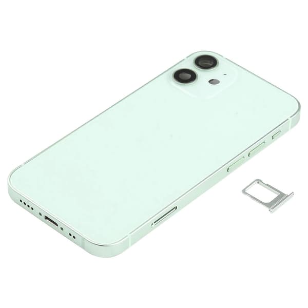 (Ny) Batteribakstycke för iPhone 12 Mini Green