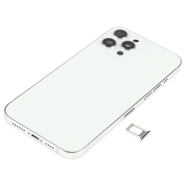 (Ny) Batteribakdekselmontering for iPhone 12 Pro Max White