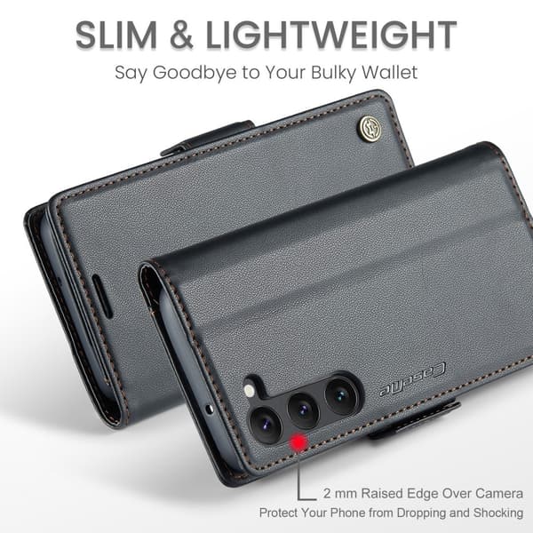 【YD】CASEME Galaxy S24 Plus Etui RFID Læder Sort 87