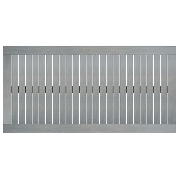 【YD】vidaXL Coffee table 100x50x33 cm grey solid acacia wood Grey grå