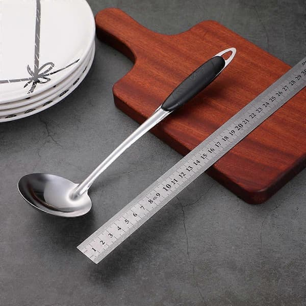Suppeøse i rustfritt stål - Slitesterk rustfri suppeøse med ergonomisk håndtak - Suppeøser