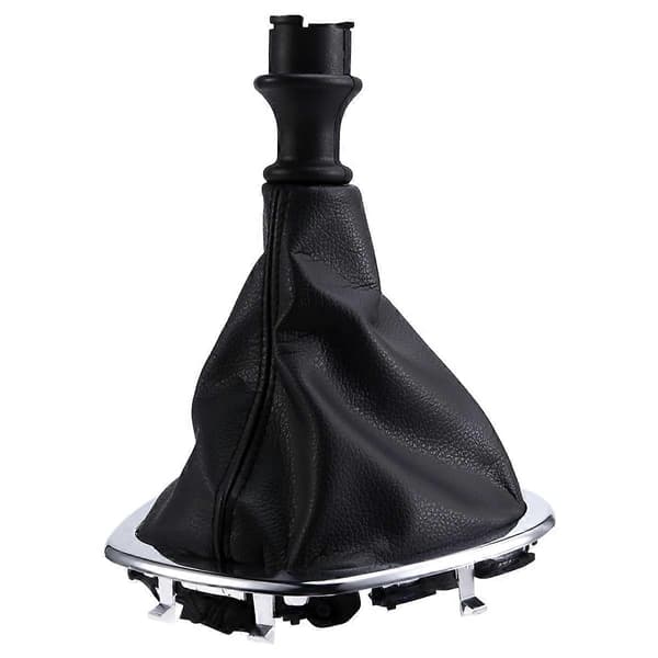【YD】Gear Shift Gaiter, Dustproof Boot, PU Leather Gear Shift Knob for Trafic III for Vivaro for Black