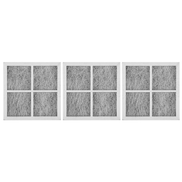 3-pack luftfilterbyte för LG LT120F Elite 469918 kylskåp och frys