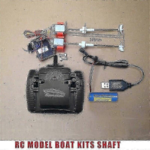 【YD】Rc Boat Model Boat Kits Shaft+Socket+Motor+Propeller+Controller+Receiver Kit Fk-Goodu A set