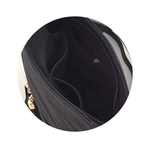 【YD】Skuldertaske til kvinder Sort Black Svart