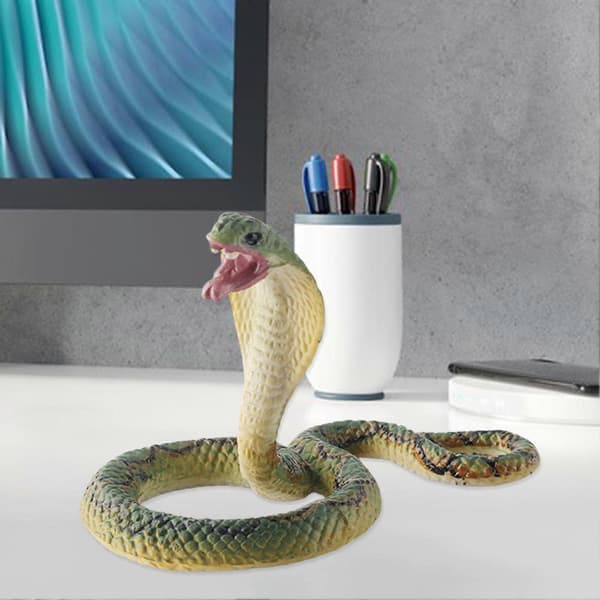 Ormmodell, Ormstatymodell Simulerade Olika Stilar Python Kobra Skallerorm