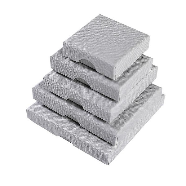 12 st 1,5 cm Smycken Förpackningsboxar Case för armband coffee 7x7x1.5cm