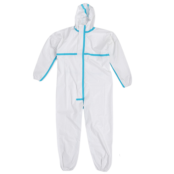 Udendørs hætteoverall Engangssikkerhedstøj til laboratorieværksted, 3XL