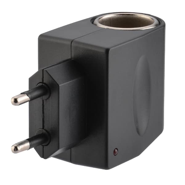 Automaattinen tupakansytytinsovitin AC 220V - DC 12V sovitin virtapistoke