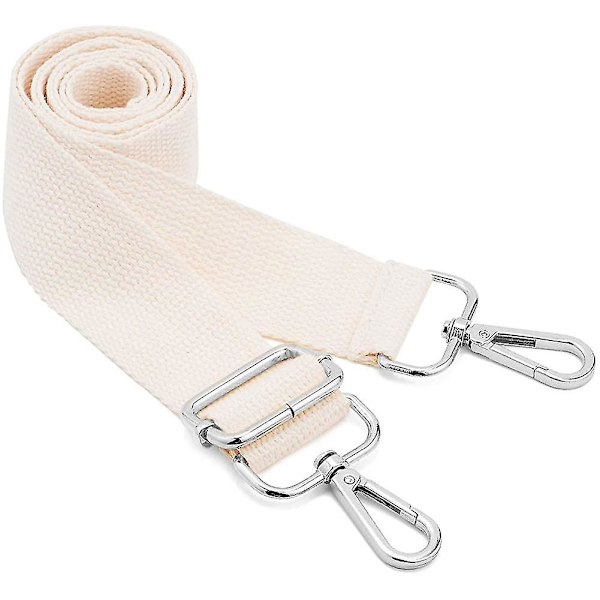Breda axelväskor Rem Bältesväska Rem med Silver Swivel Krokar