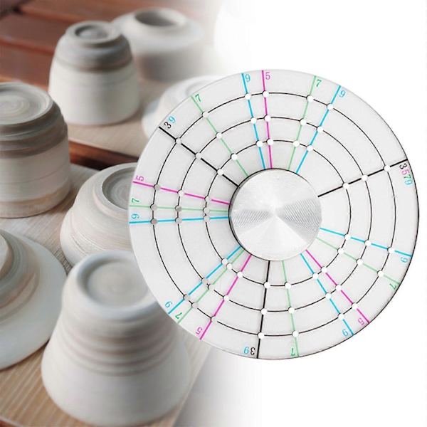 【YD】Ceramic Round Divider Practical Ceramic Tool Small Pottery Tool Acrylic Clay Divider Ceramic Pottery Trimming Tool color