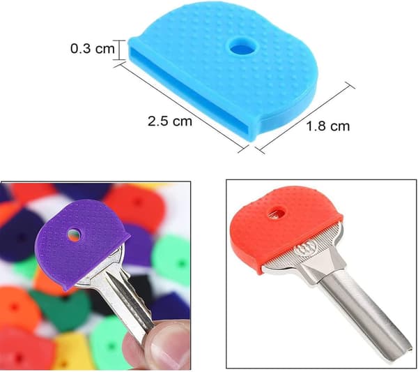 [YD]40 Pcs Key Caps, Silicone Key Identifier Covers