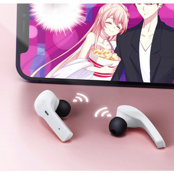 Bluetooth -headset för par white