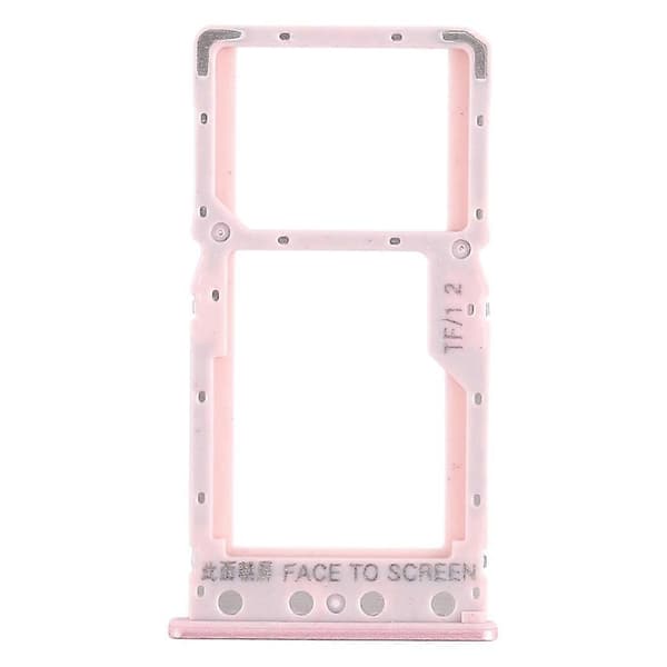 (Ny) SIM-kortfack + SIM-kortfack / Micro SD-kortfack för Xiaomi Redmi 6 / Redmi 6A Rose Gold