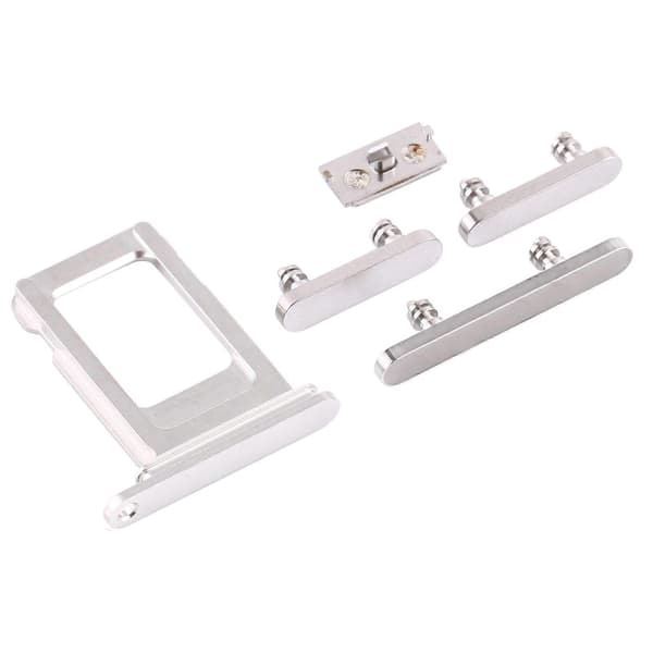 (Ny) SIM-kortfack + sidoknappar för iPhone 12 Pro White