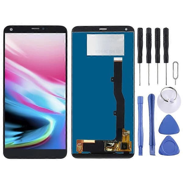 (Ny) LCD-skærm til ZTE Blade V9 Vita med Digitizer Fuld Montering (Sort) Black