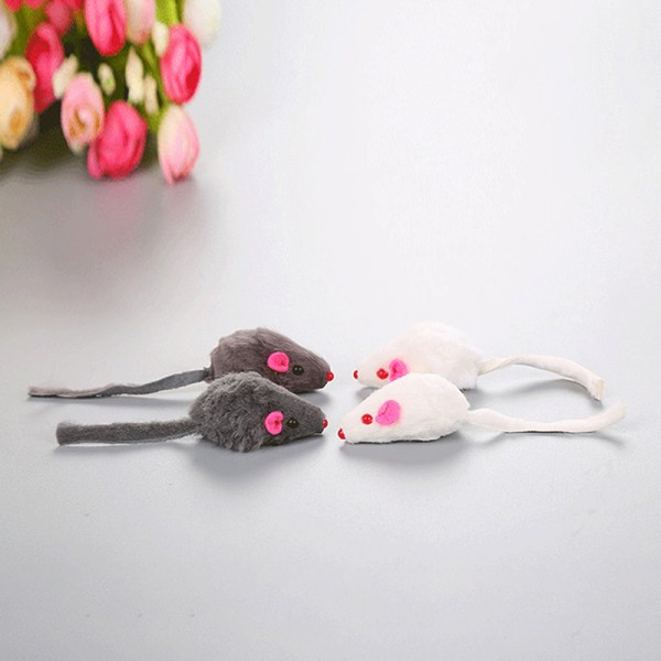 PCS Mouse Shape Cat Pet Lelu Pehmo kissan lelu Lemmikkitarvikkeita Simuloitu A2