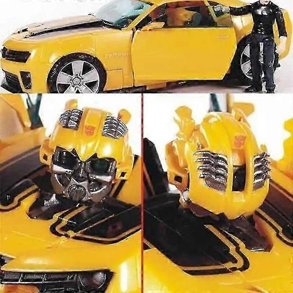 【YD】Transformers Bumblebee Robotbil - Interaktiv Actionfigurleke for Barn og Samlere