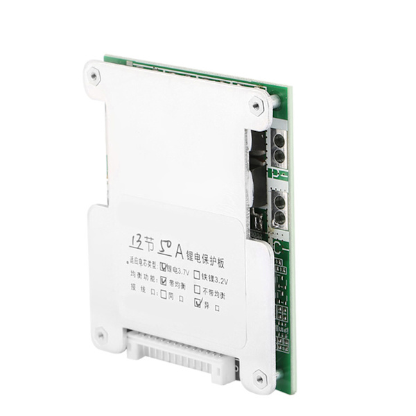 50A litiumakun latauksen suojauslevy BMS PCB tasapainolatauksella - 13S-kokoonpano