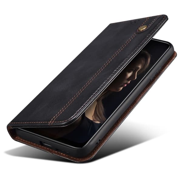 Til Samsung Galaxy S25 Ultra Pungcover - Sort Svart black