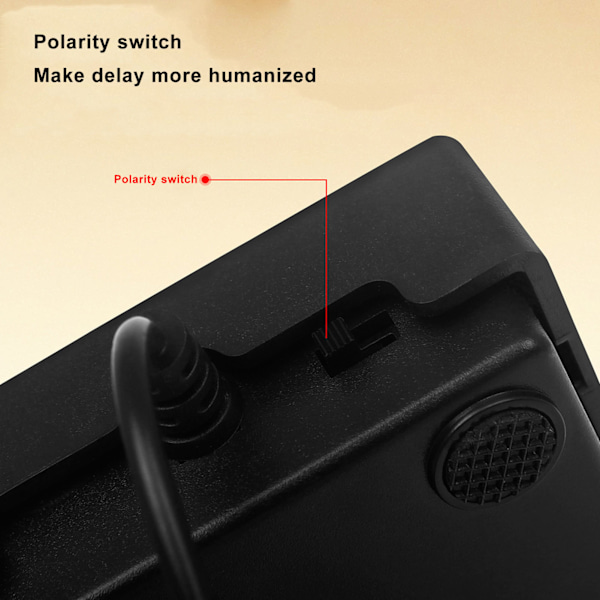 HK-LADE 6,35 mm Universal Sustain Pedal til Elektroniske Klaverer og Synthesizere - Sort