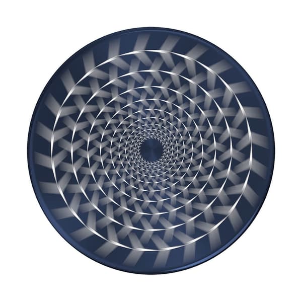 【YD】PopSockets Irrotettava ote jalustatoiminnolla LUXE Spin BackSpin Alum Propeller Blå 10