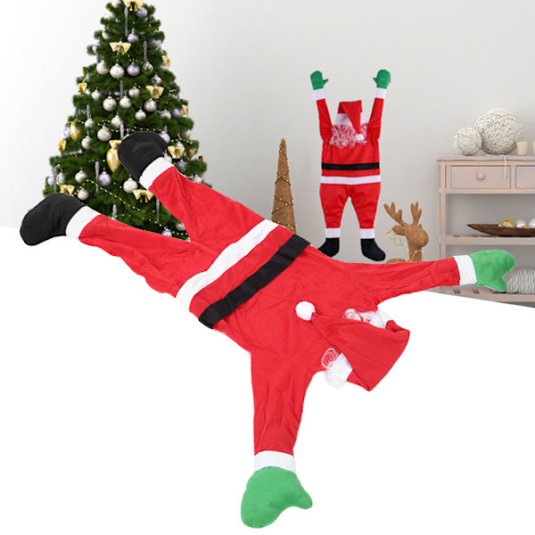 Flanell Santa Claus Pynt Klær til Jul Hjem Ornamenter