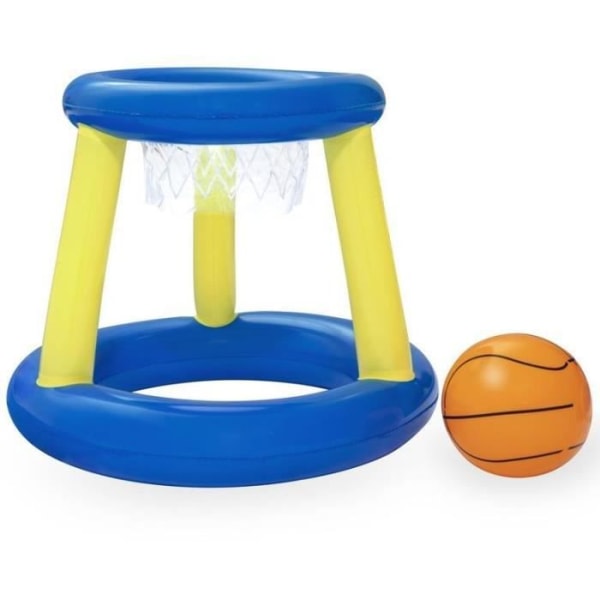 Flydende basketballring, bold, 3 ringe, diameter 61 cm
