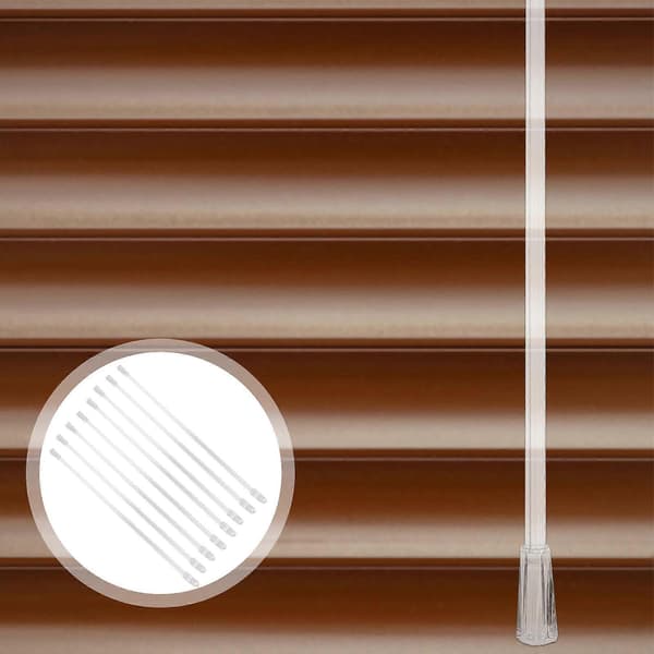 【YD】8pcs Plastic Blinds Vertical Blinds Replacement Wands 17 Inch Blind Wands with Hook