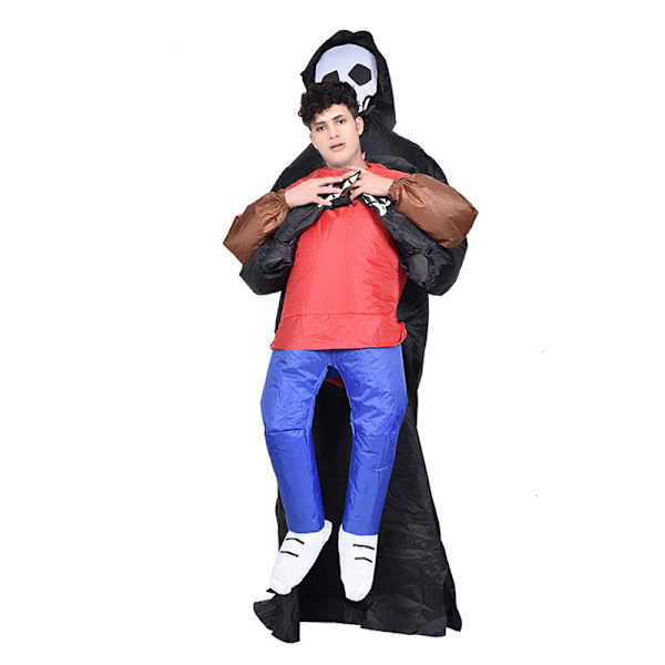 Halloween Party Prank Spøgelseskrammer Oppustelig Dragt Gyser Kostume Rekvisitter Død Oppustelig Kostume