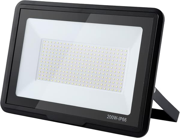 【YD】LED Flomlys, 200W 25000LM Utendørs LED Flomlys, 6000K LED Flomlys
