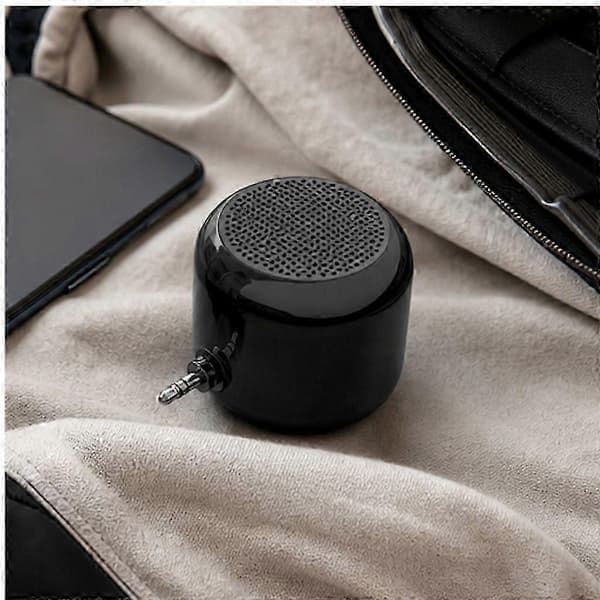5W Mini Forstærker Højttaler M400 Sort med 3,5 mm Jackstik til Mobiltelefon og Computer DU