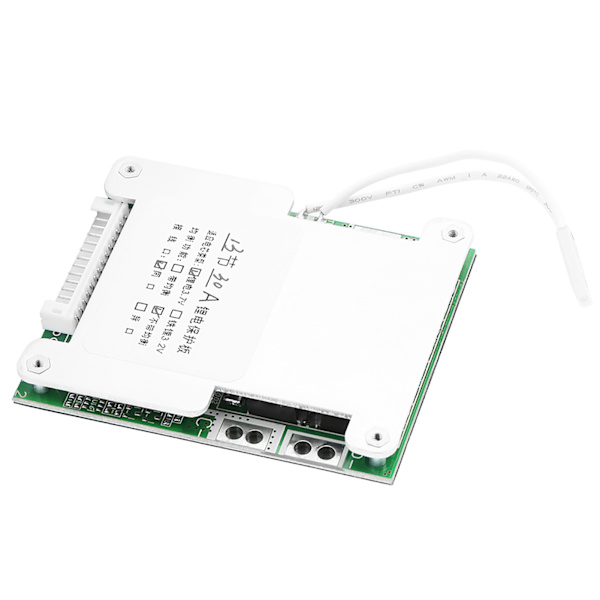 Tarkkuus 13S 30A Litiumakun Lataussuoja BMS PCB-levy sinisenä ja valkoisena