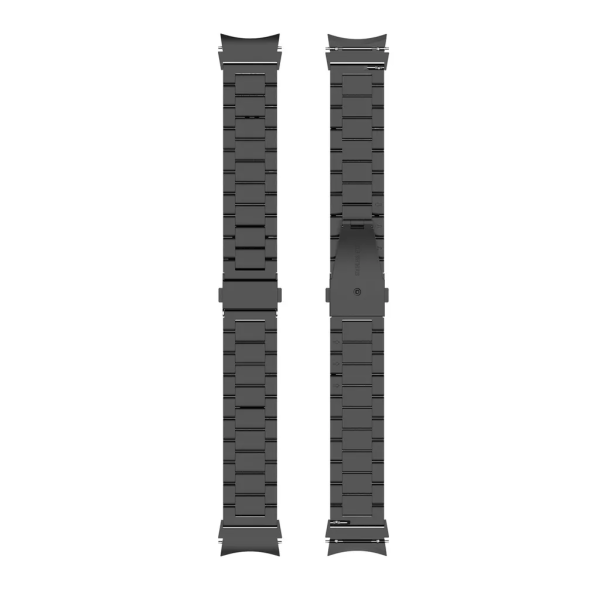 Samsung Galaxy Watch 4 Samsung Watch 4 Classic Reservedeler Armbånd i rustfritt stål med tre perler (svart) Svart