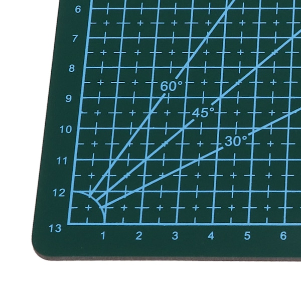A5 Itsekorjautuva Kestävä PVC Leikkuualusta Käsintehtyihin DIY-projekteihin - Vihreä Leikkuualusta