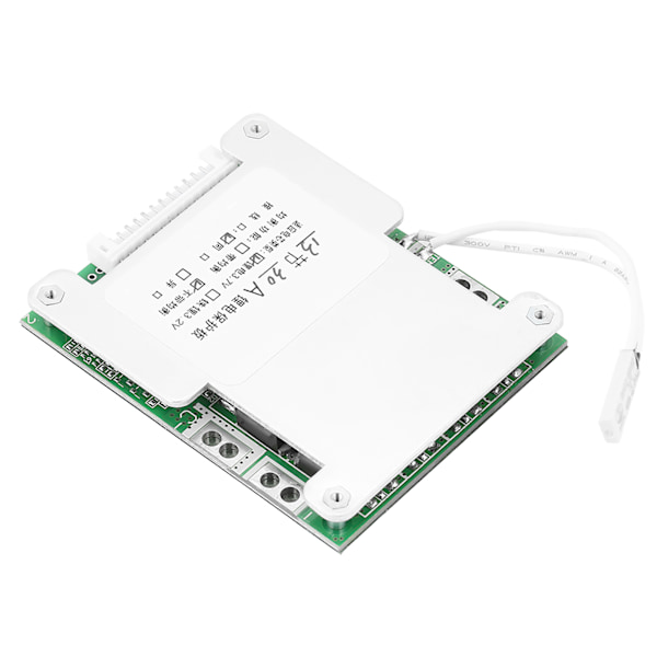 Tarkkuus 13S 30A Litiumakun Lataussuoja BMS PCB-levy sinisenä ja valkoisena